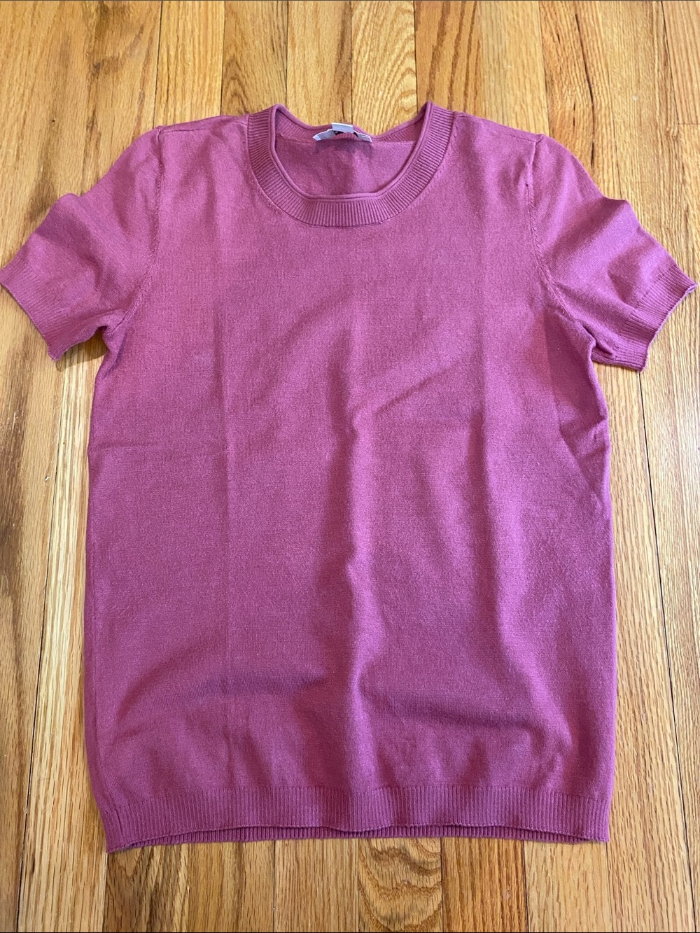 Loft Dusty Rose Short Sleeve Sweater